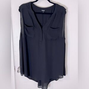 Torrid Harper short sleeve shirt in black